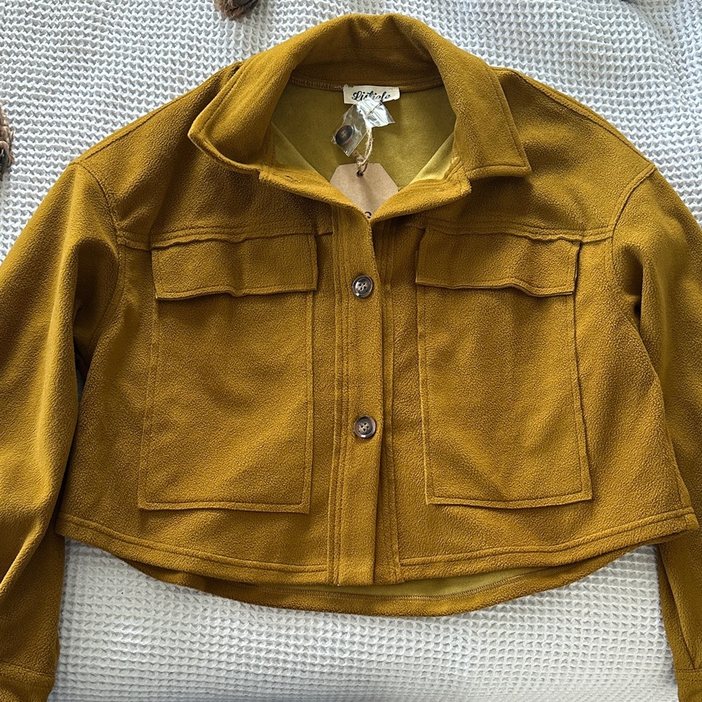 Listicle Mustard Utility Jacket